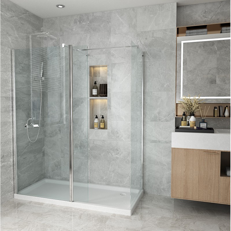 Wetroom Glass shower panel. (WGP140)