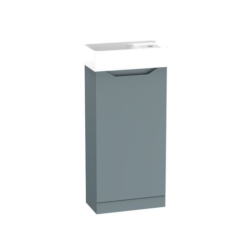 Nimble 400 Cloakroom Unit - Matt Mineral Blue