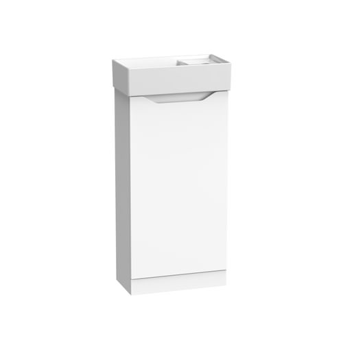 Nimble 400 Cloakroom Unit - Matt White