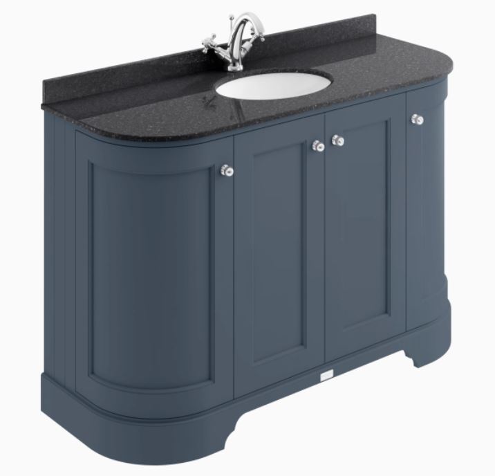 Bayswater - 1200MM 4-Door Curved Basin Cabinet 