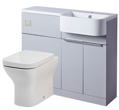 MATCH 1000 FURNITURE UNIT - RIGHT - LIGHT GREY