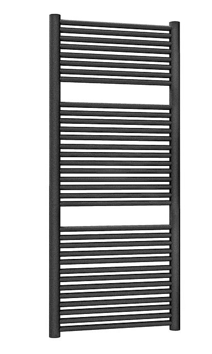 Radox Hercules 1200mm x 642mm Heated Towel Rail in Black Pearl Output (BTU) 2588