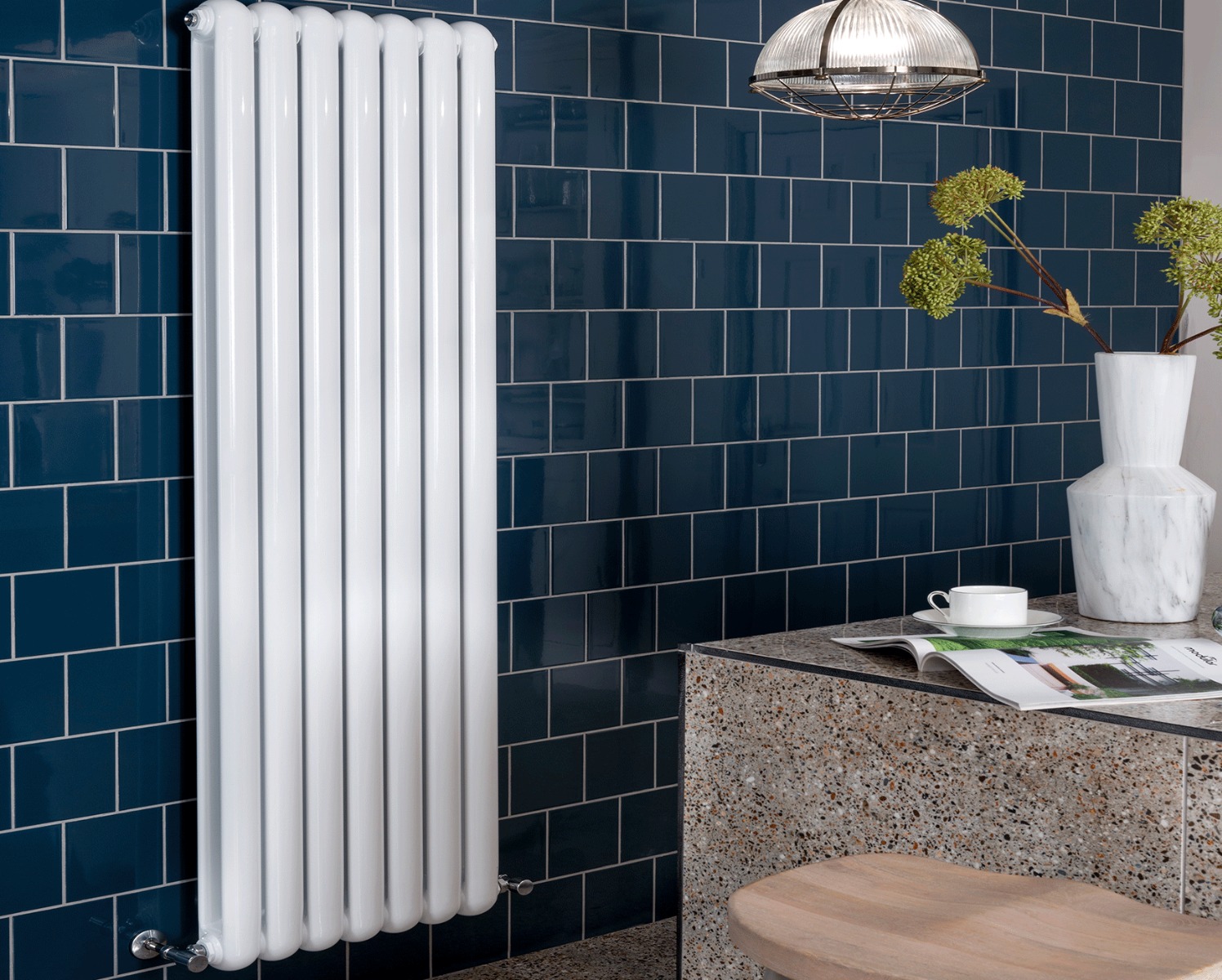 Designer Radiators Mode Ii Heating Only - White 550x507