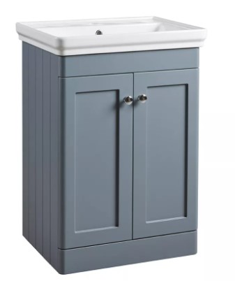 Marston 600 Floor Mounted Unit & Basin - Matt Spruce