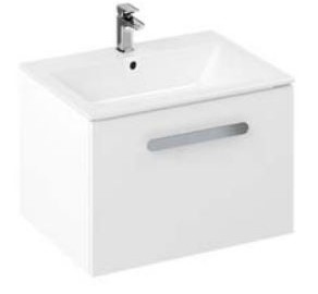 MyHome 600mm Countertop Basin and Wall-Hung Unit-White