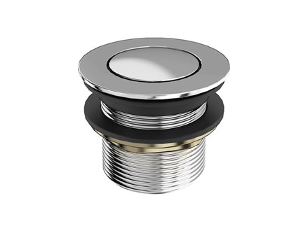  Click clack bath waste unslotted with Chrome cover