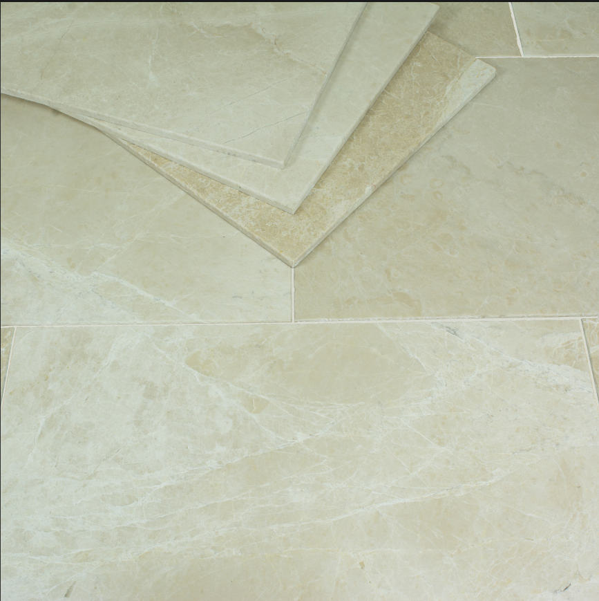 Olympus Crème Tumbled 100x100mm- Price per m2