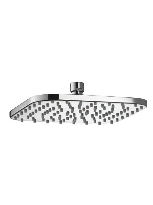 Aqualisa - 200mm Thin Squoval Metal Head