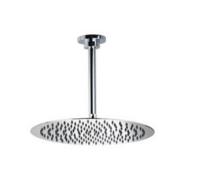 Aqualisa - 365mm Round Flush Fit LED Metal Head