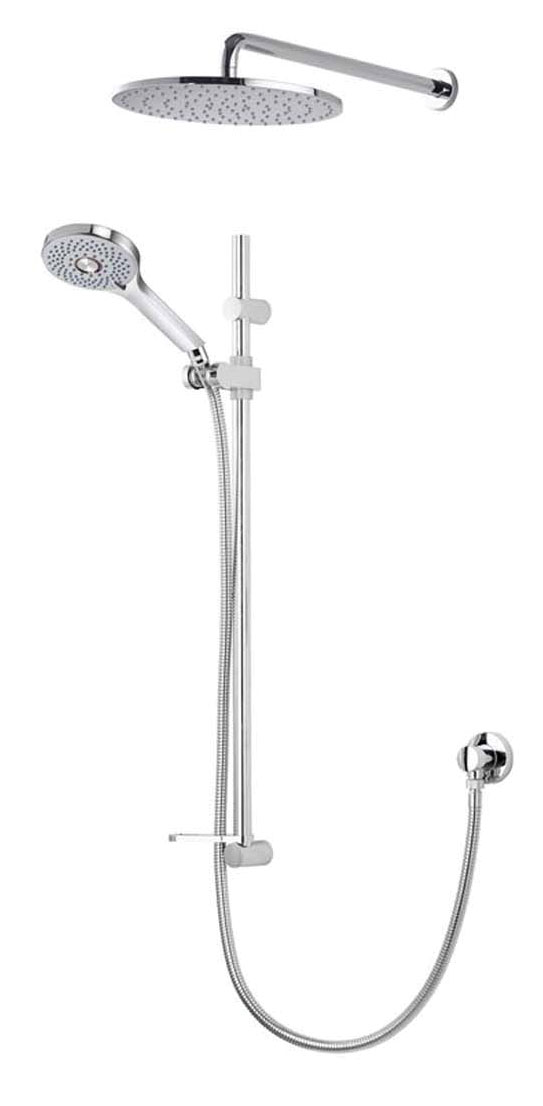 Aqualisa - Vita adjustable handset with 250mm round fixed wall head