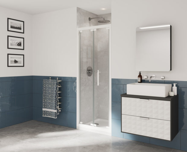 Optima 6 Bi-Fold Door 760 X 1900mm White