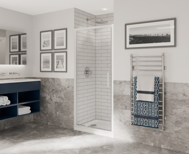 Optima 6 Pivot Door 900 X 1900mm White