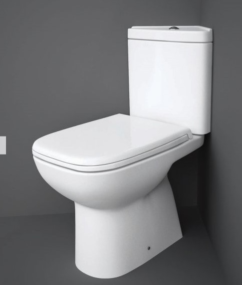 RAK Ceramics Origin Corner Full Access WC PAK with Soft Close Seat (PP ...