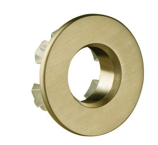 Just Taps Plus - VOS Overflow Cover for Pace Basin Brushed Brass