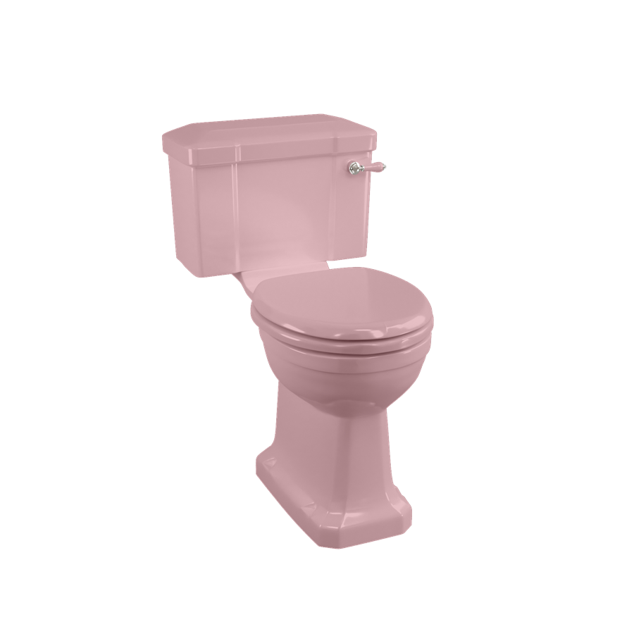 Bespoke Confetti Pink Standard Close Coupled WC with 520 Lever Cistern