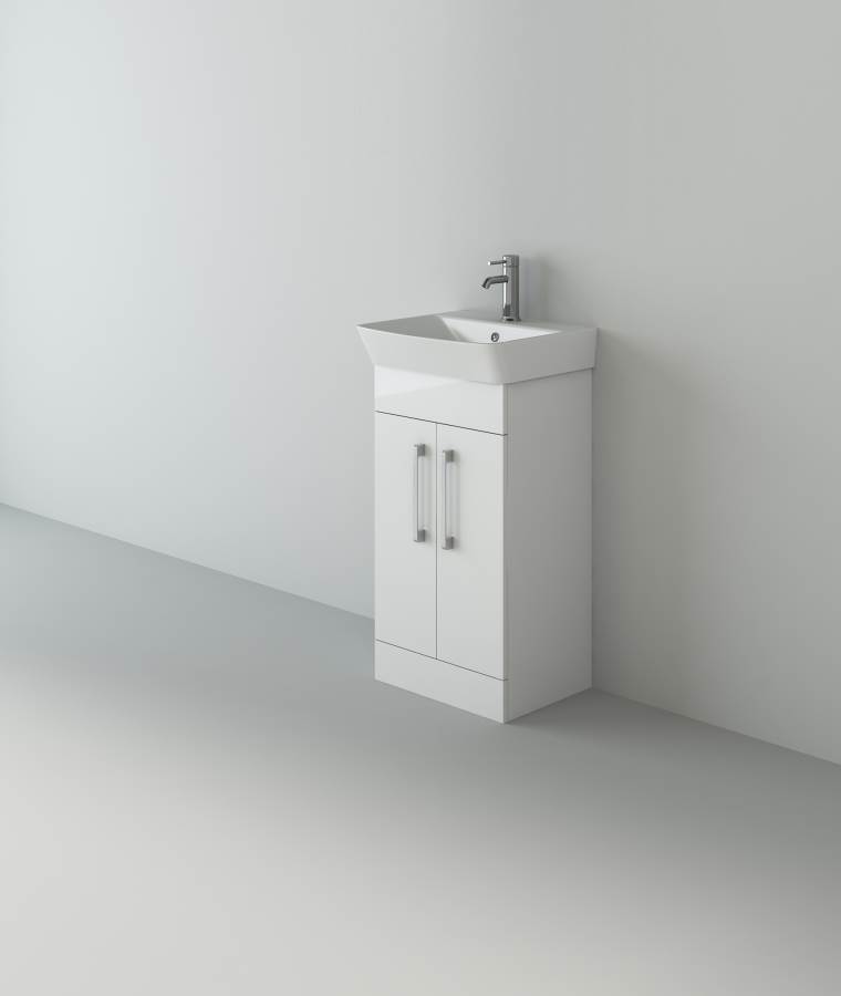 Planet 600 White Unit and Basin