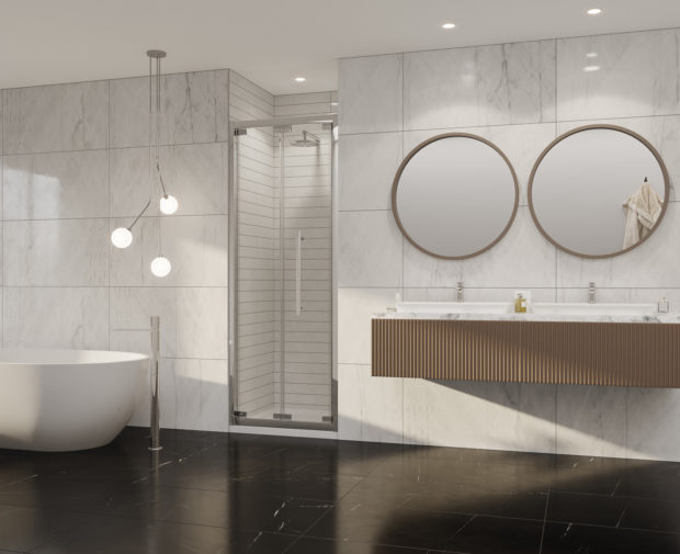 Premier 8 Bi-Fold Door 760 X 2000mm Chrome