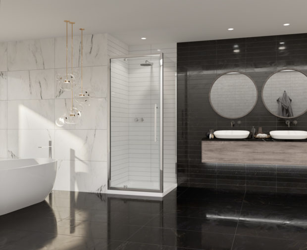 Premier 8 Side Panel 700 X 2000mm Chrome