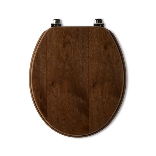 Millennium Wood Veneer Toilet Seat - Walnut