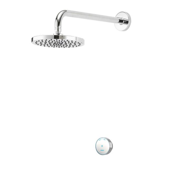 Quartz Blue Smart Digital Shower Concealed with Fixed Wall Head (HP/Combi)