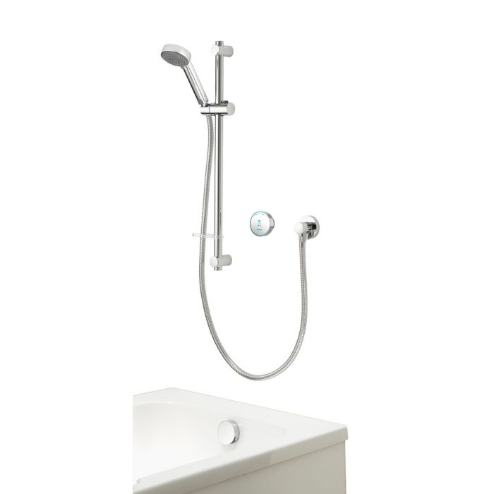 QUARTZ BLUE™ DUAL OUTLET CONCEALED - WITH ADJUSTABLE HEAD AND BATH OVERFLOW FILLER