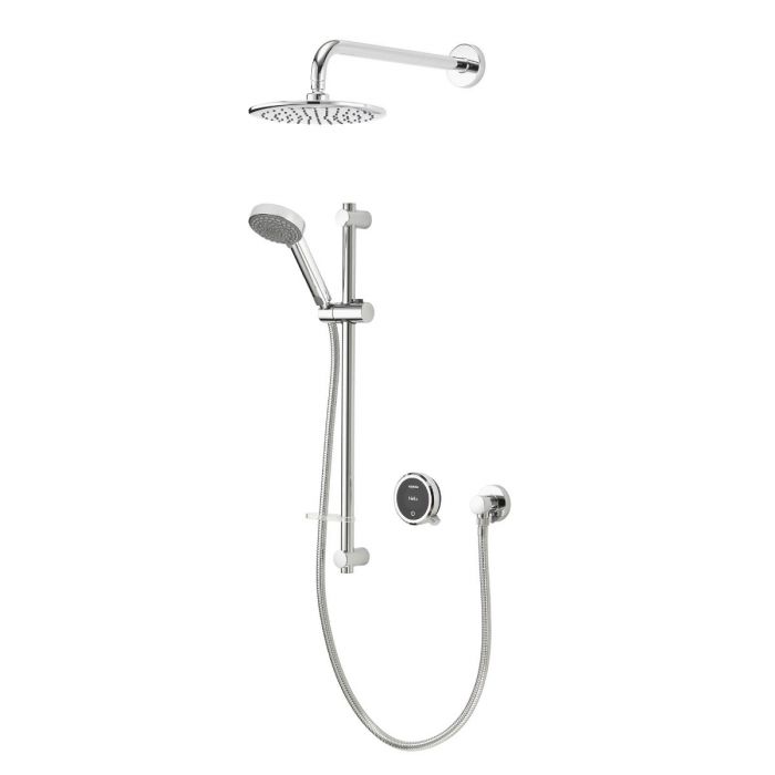 Quartz Touch Smart Digital Shower Concealed with Adjustable Head and Fixed Wall Head (HP/Combi)