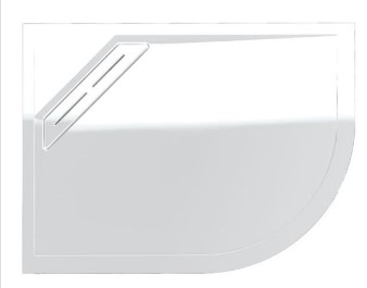 Kudos Connect2 Offset Quadrant Shower Tray 1000 x 900mm