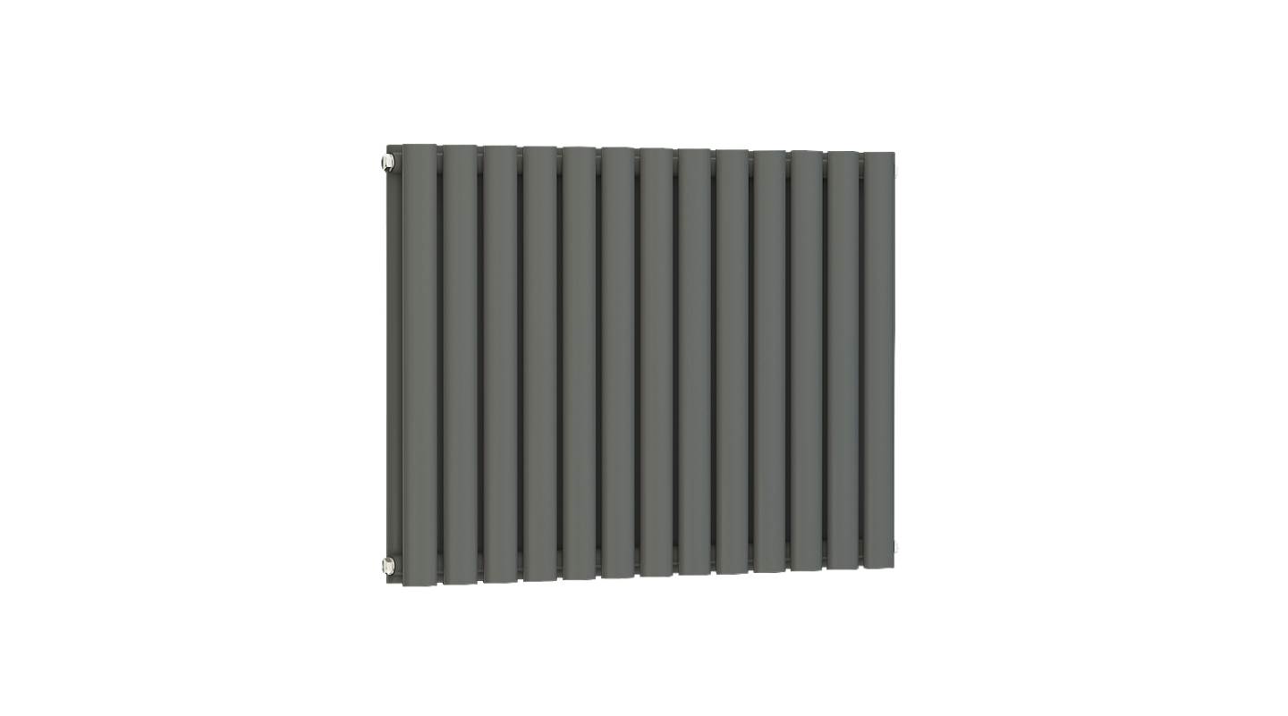 Princia Horizontal 600x770mm Oval Panel Double Anthracite