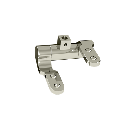 Riviera Seat Hinges-Nickel