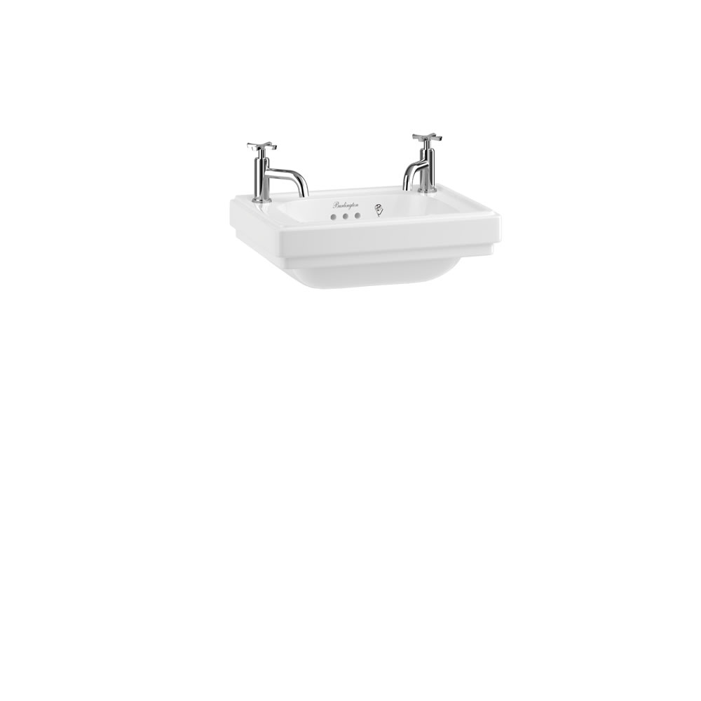 Riviera 450mm square Cloakroom Basin 2TH