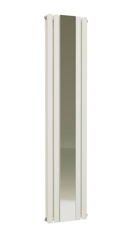 Princia 1800x385mm Mirror Oval Panel Double White