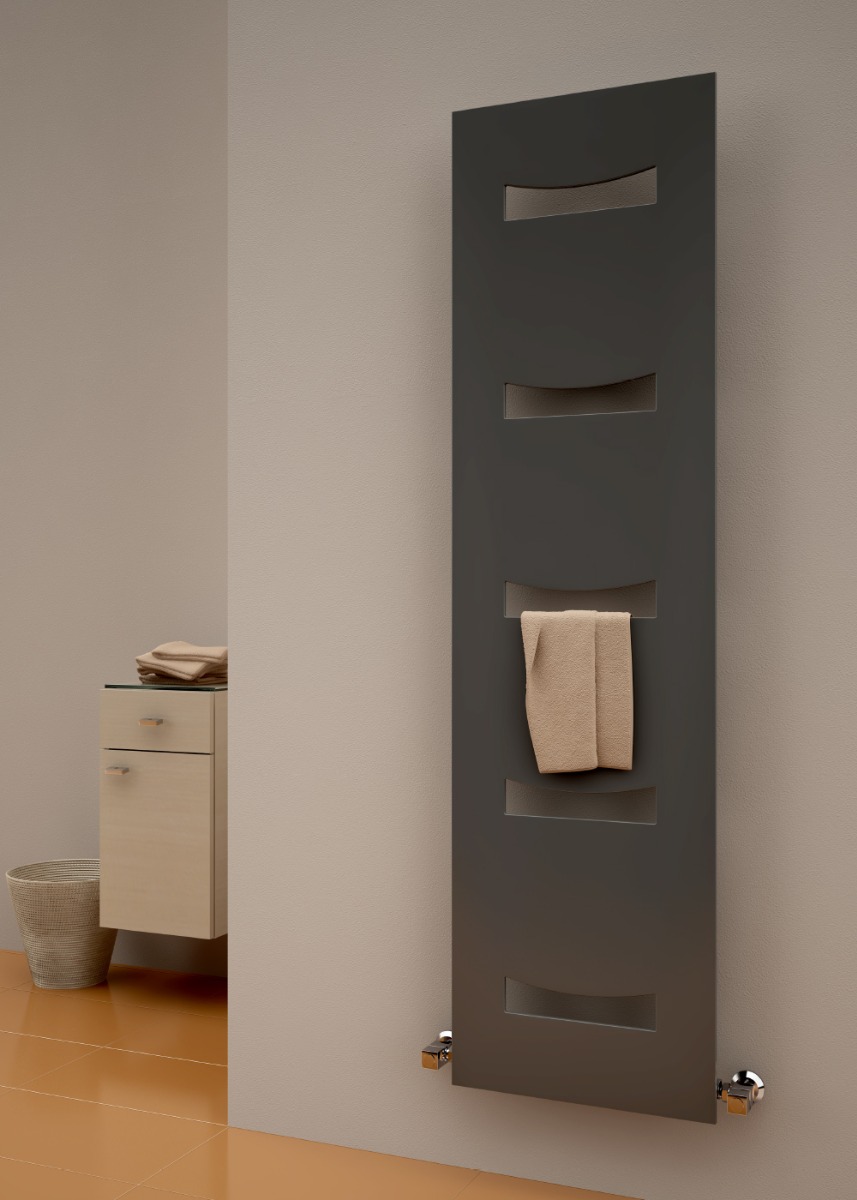 Ancora Mild Steel Radiators 490 x 1800 white