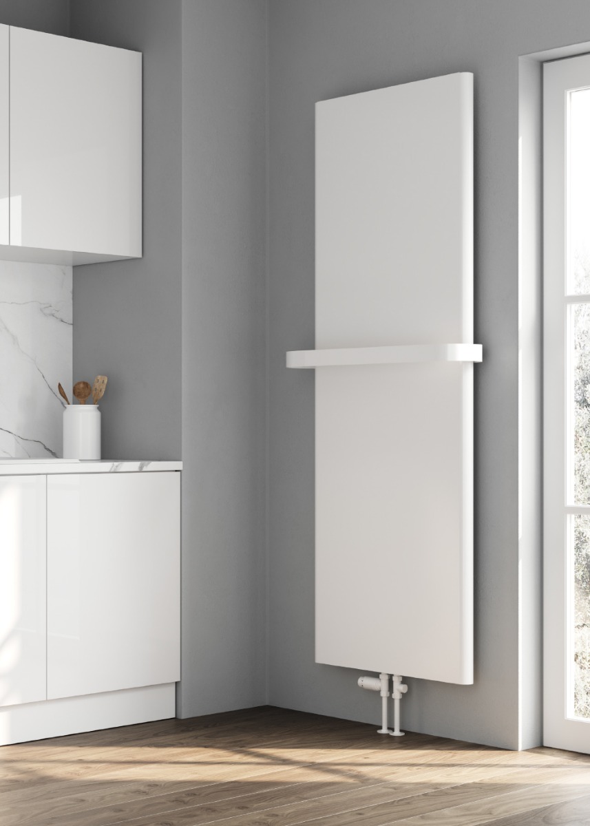 Borda Mild Steel Radiator Texture 440 x 1800mm Anthracite