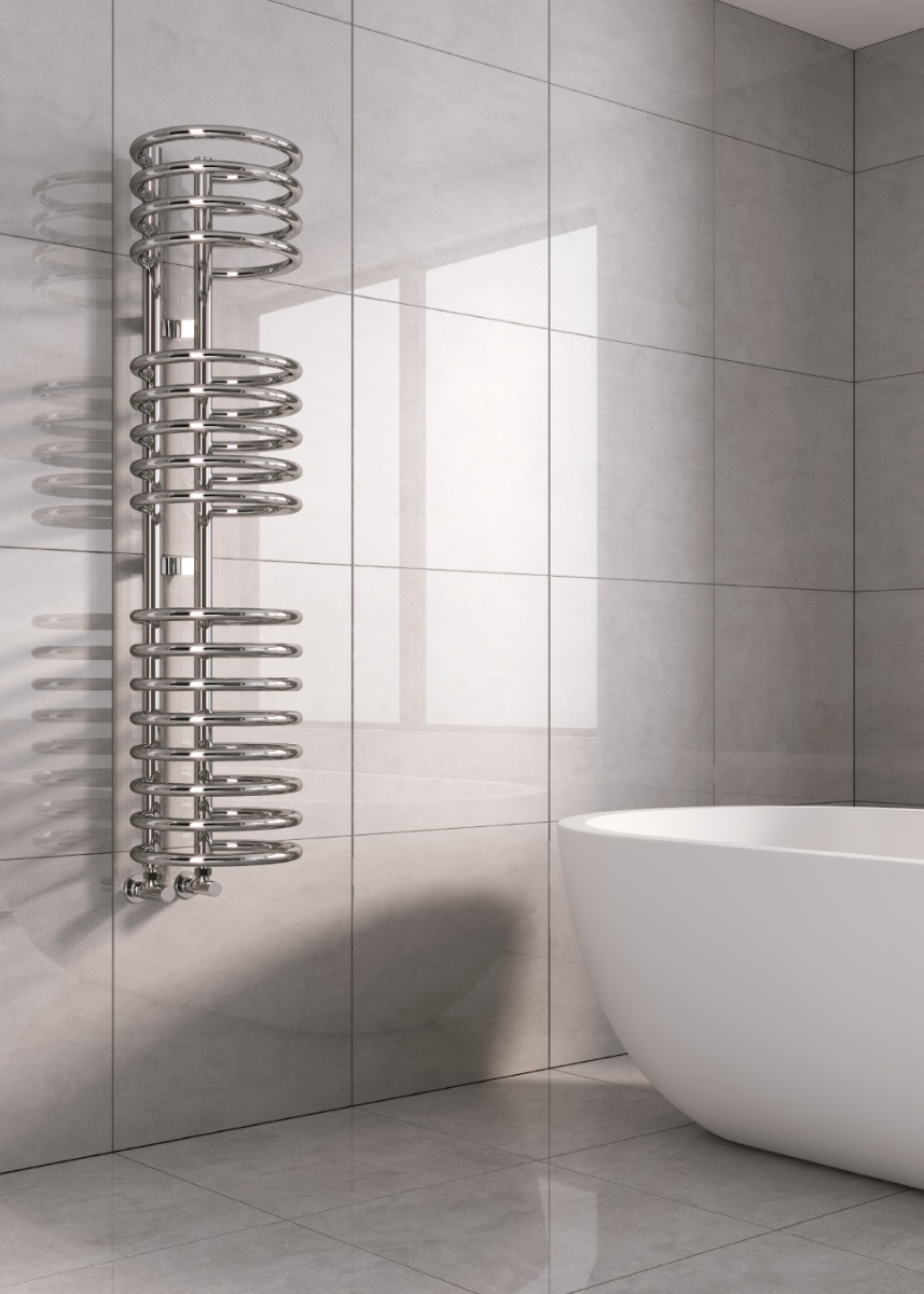 Claro Mild Steel Radiator 300 x 1200mm chrome