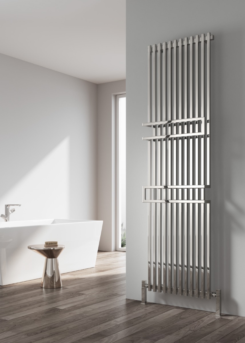 Grande Mild Steel Radiator 500 x 1800 mm white