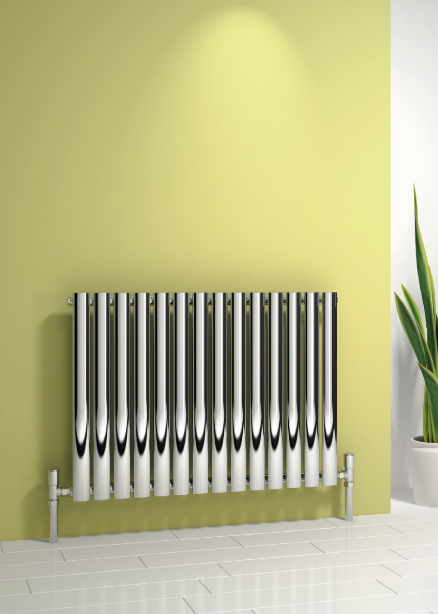 Neva Horizontal Mild Steel Radiators 1003 x 550mm chrome