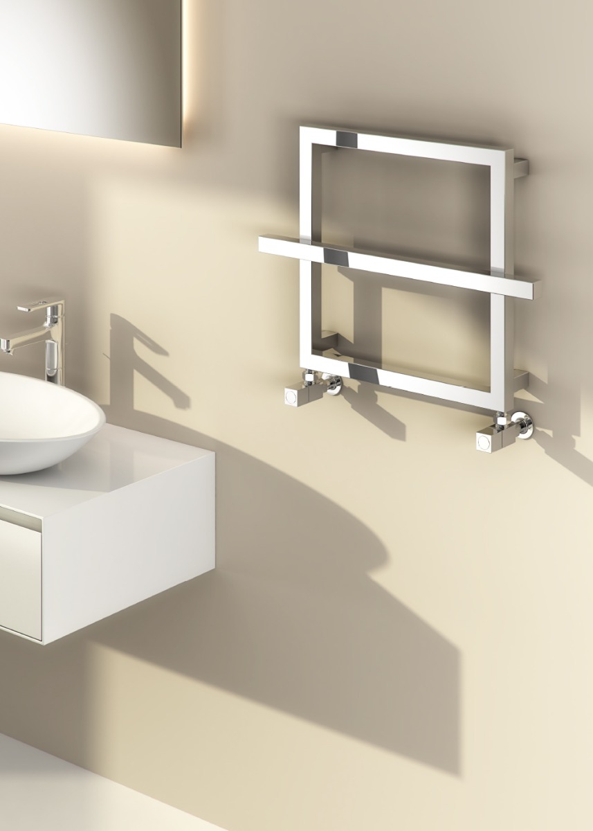 Lago - 2 Mild Steel Radiator 600 x 450mm chrome