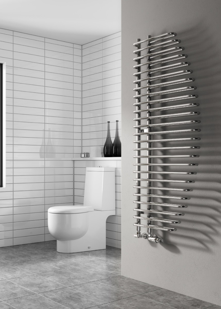 Nola Mild Steel Radiator 600 x 1400mm chrome