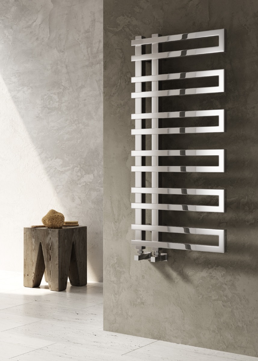 Pietra Mild Steel Radiator 530 x 530mm chrome