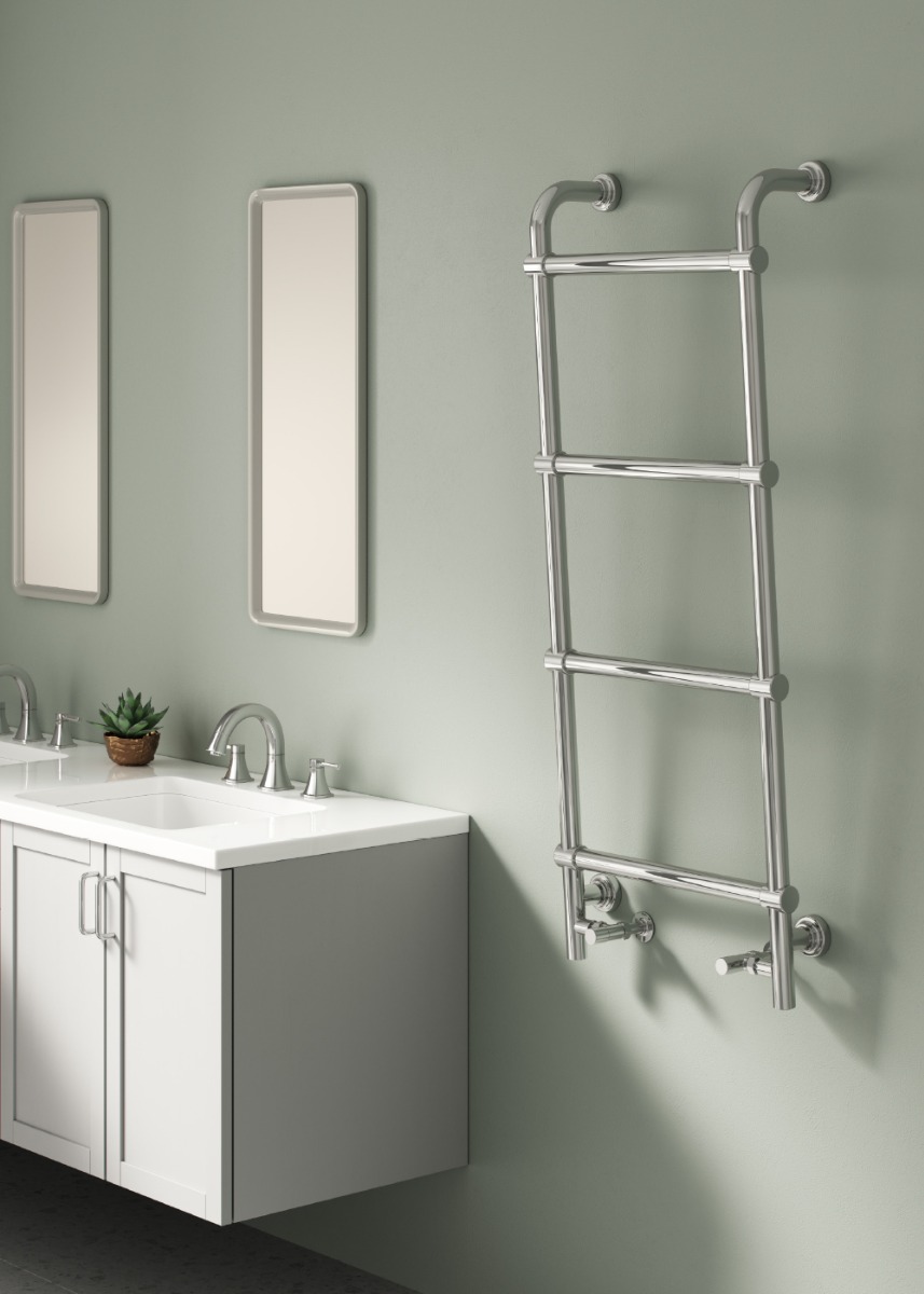 Eltham Mild Steel Radiator 500X1200mm Chrome