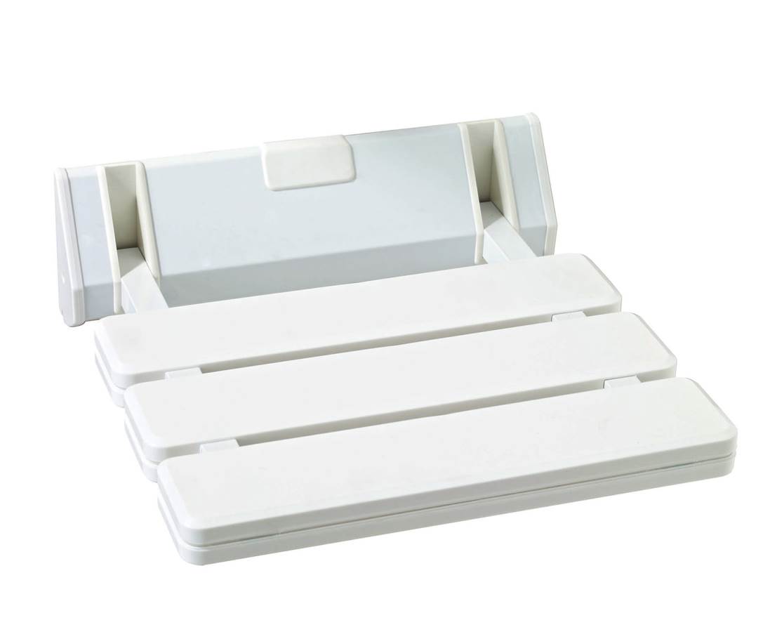 Foldable Shower Seat – wall mounted (White)