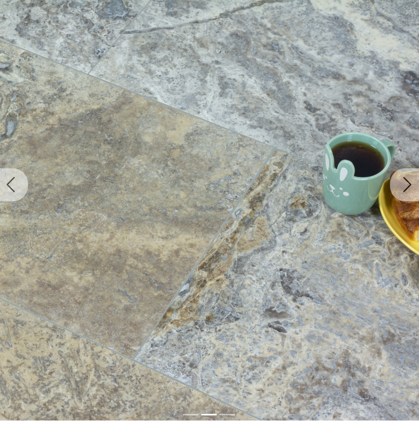 Silver Honed & Filled 406x610x12- Price per m2