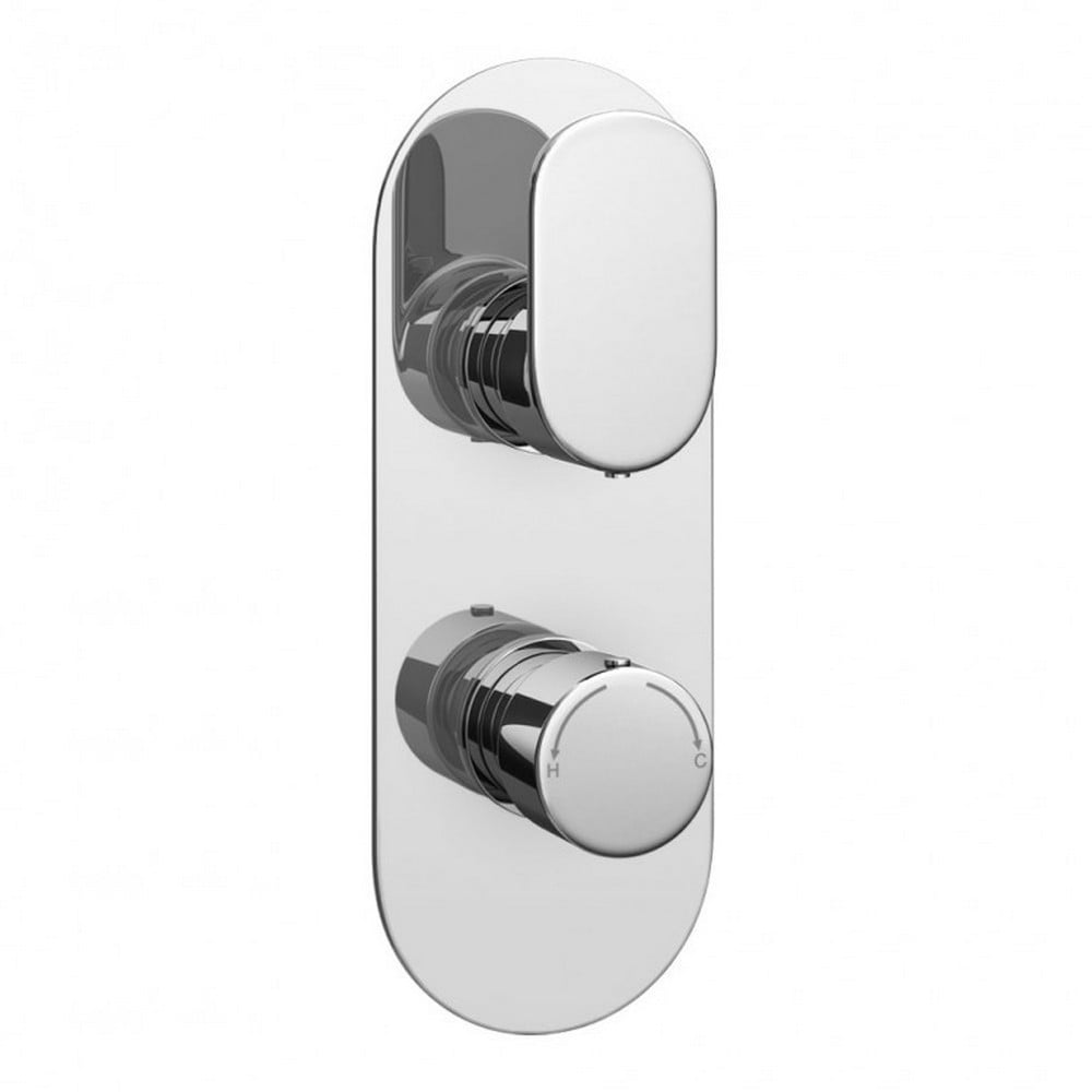 Logik, concealed thermostatic shower valve+diverter