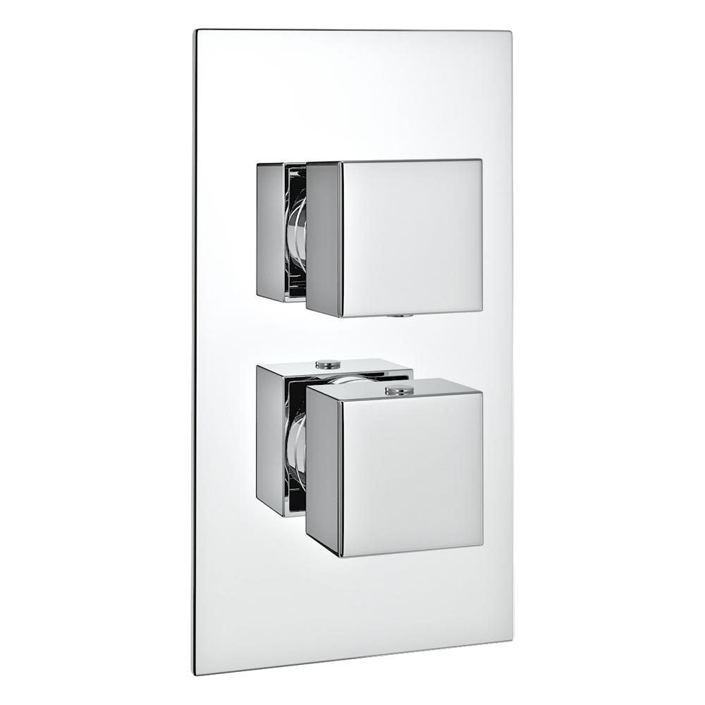 Pure, concealed thermostatic shower valve