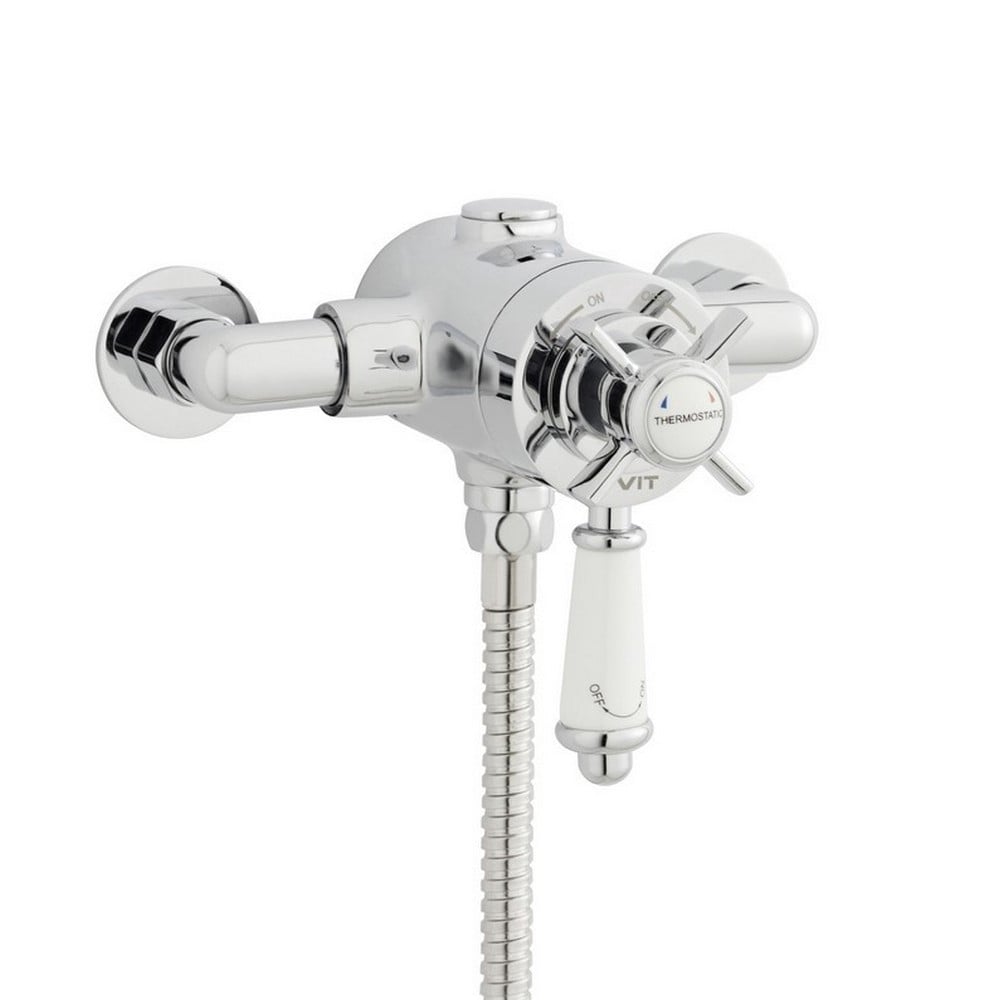 Klassique, exposed thermostatic shower valve
