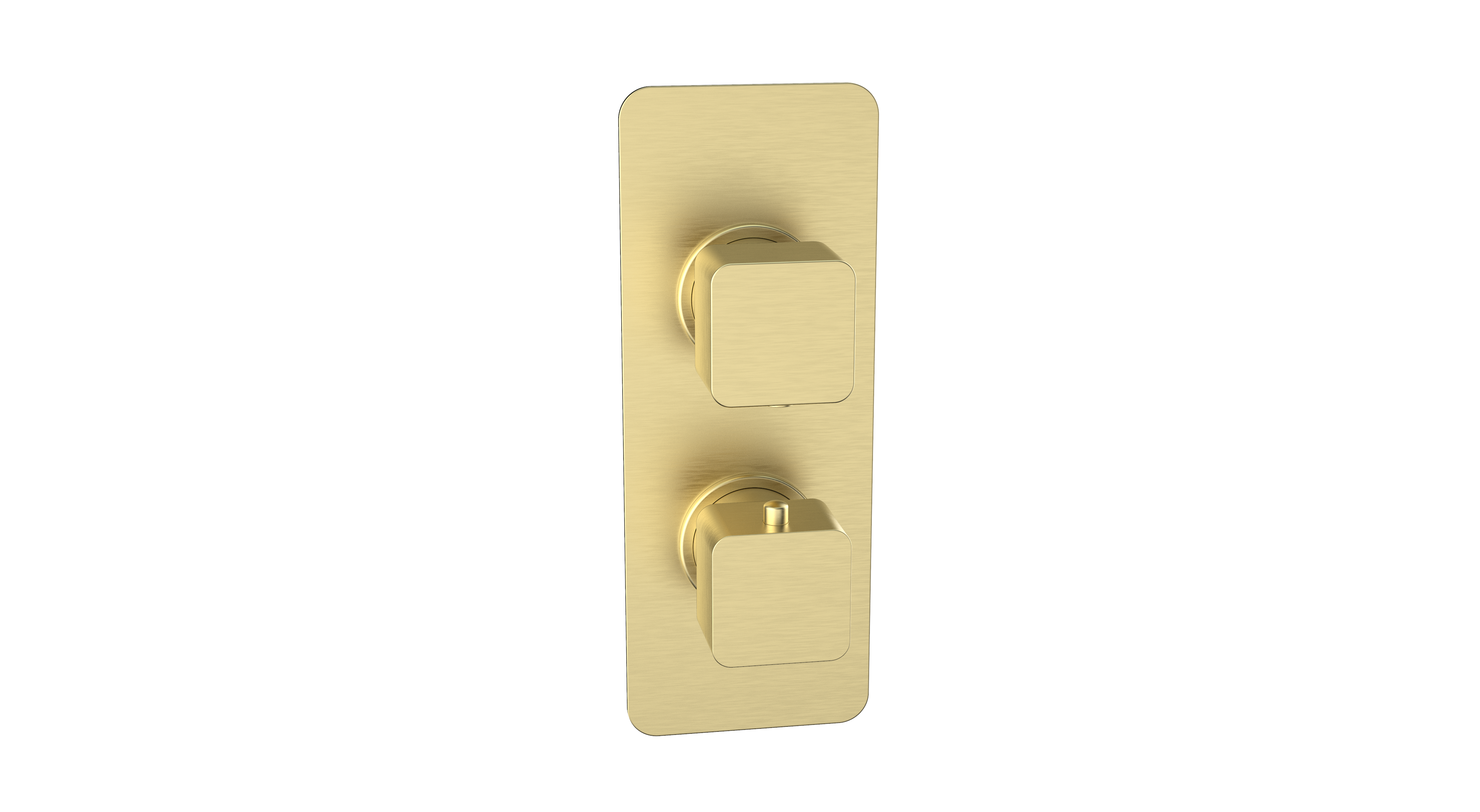 Kolt Concealed Shower Valve (Twin Outlet) Brushed Brass