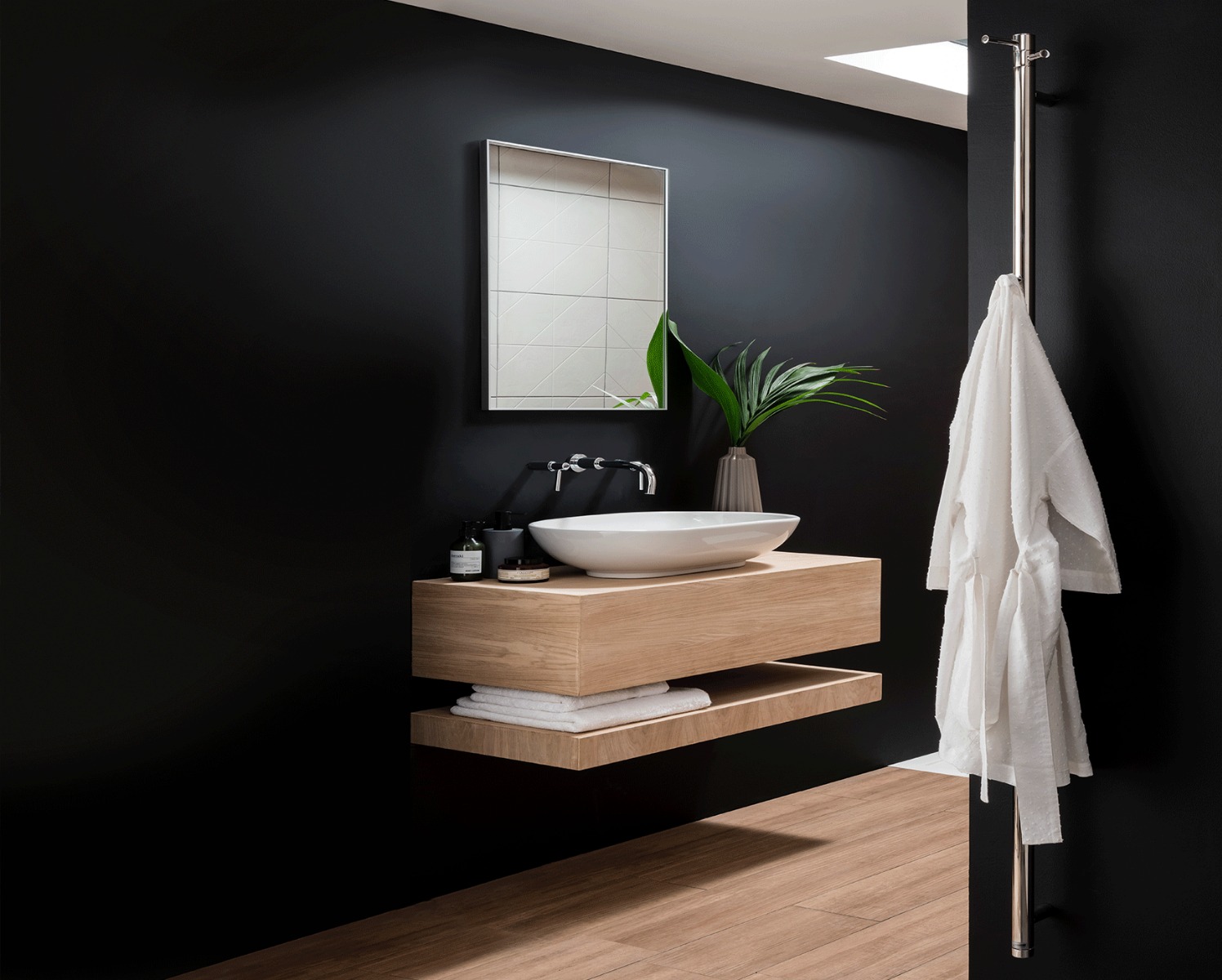 Electric Simplicity Ii Towel Rail Cube Electric Only - Polished Stainless Steel 1800