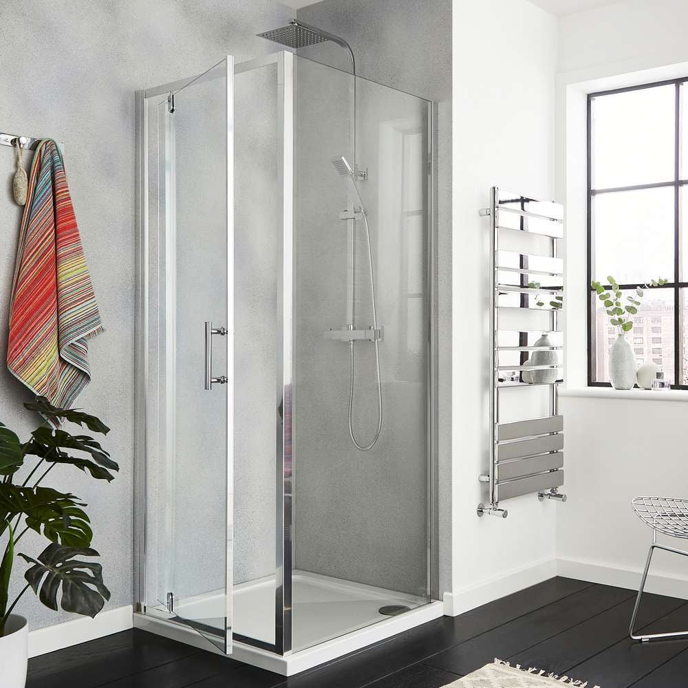 KV6 Pivot Shower Door 760mm