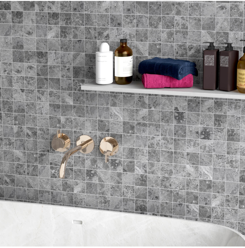 Silver Light Honed (Marble) 48X48mm- Price per m2