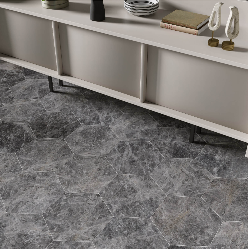 Silver Moon Chevron Polished 150x610- Price per m2